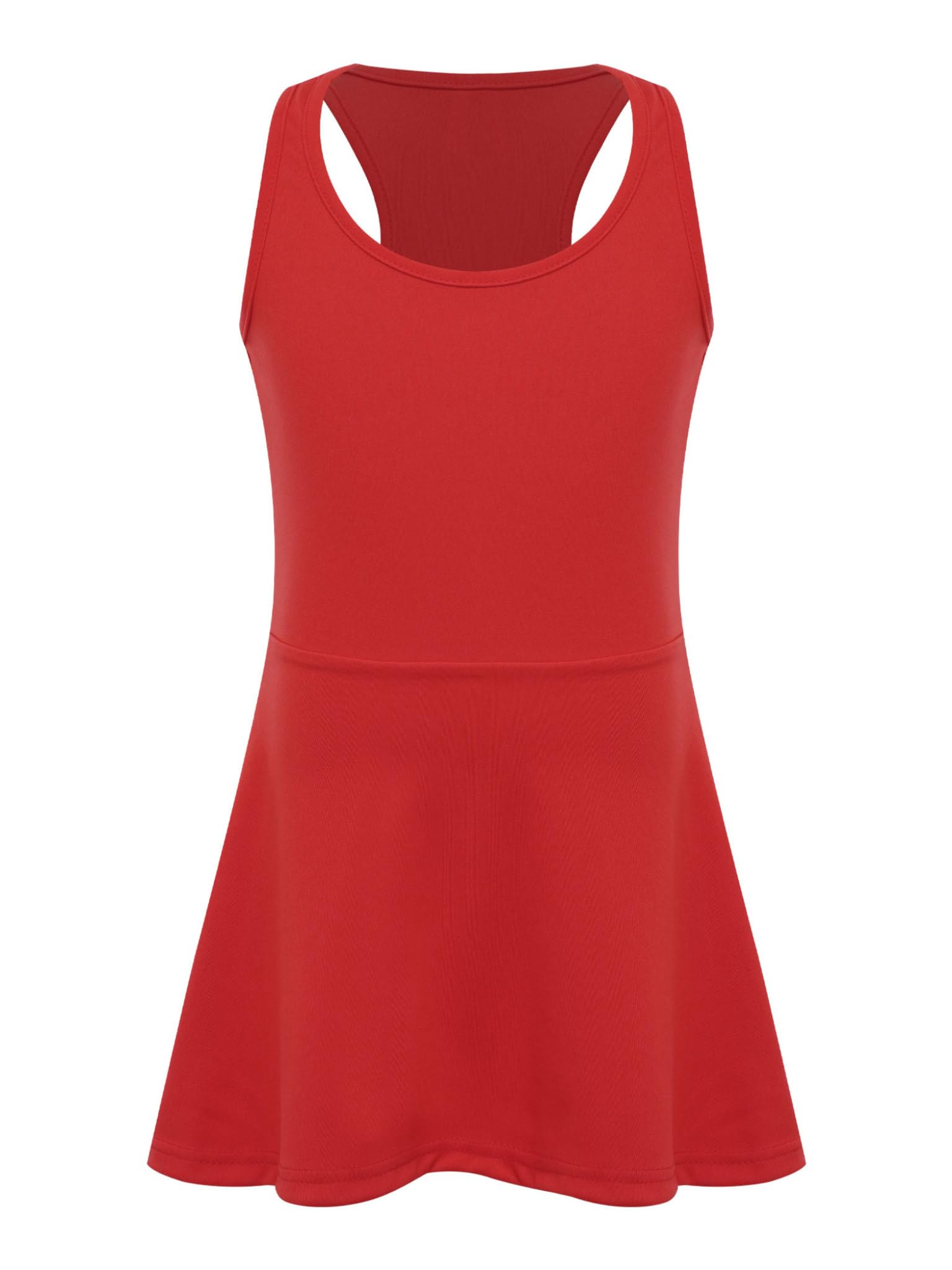 Runhomal - Vestido de golf para niños, para deporte, niña, gimnasia, deportes, voleibol, tenis, niña, 10 años, traje de tenis sin mangas