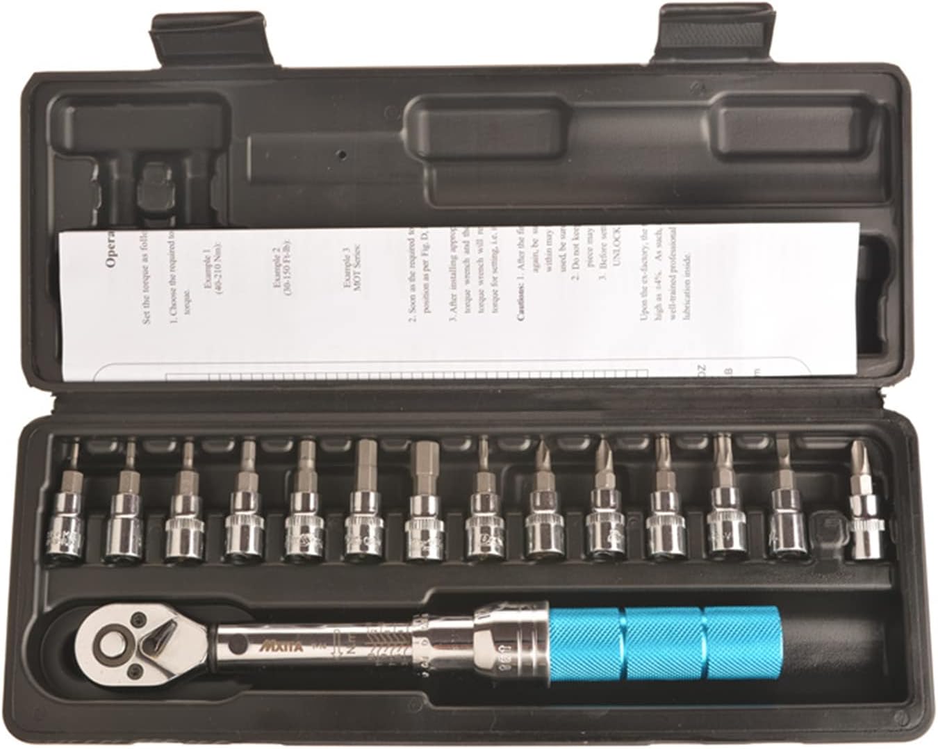 15PCS Bike Torque Wrench Set, Bike Repair Tool Kits for