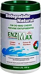 Enzmax Limpa Fossa Séptica e Caixa de Gordura 500g – Enzimas Biológicas para Decomposição de Resíduos, Elimina Odores