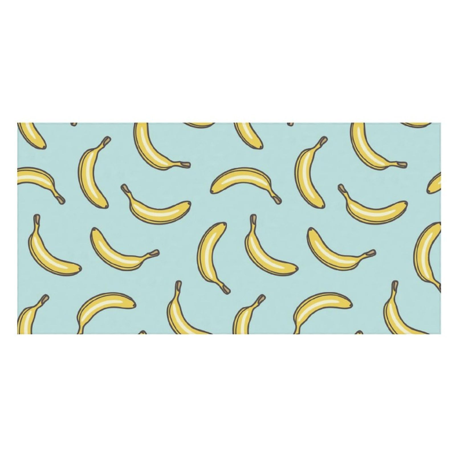 LWORZIIB Beach Towel, Yellow Banana Bath Towel, Pool Towel Great for Gym Swimming 80 X 160cm