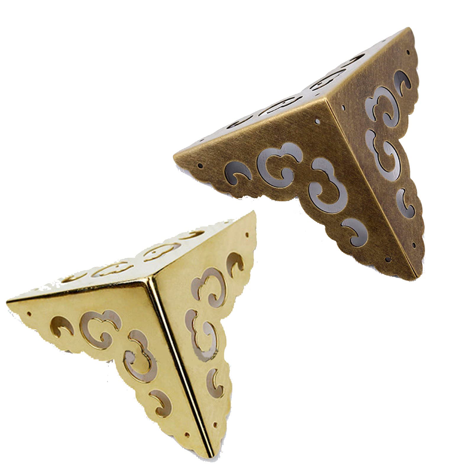 Amazon.co.jp: 4セット コーナー金具 3面角金具、コーナープロテクター