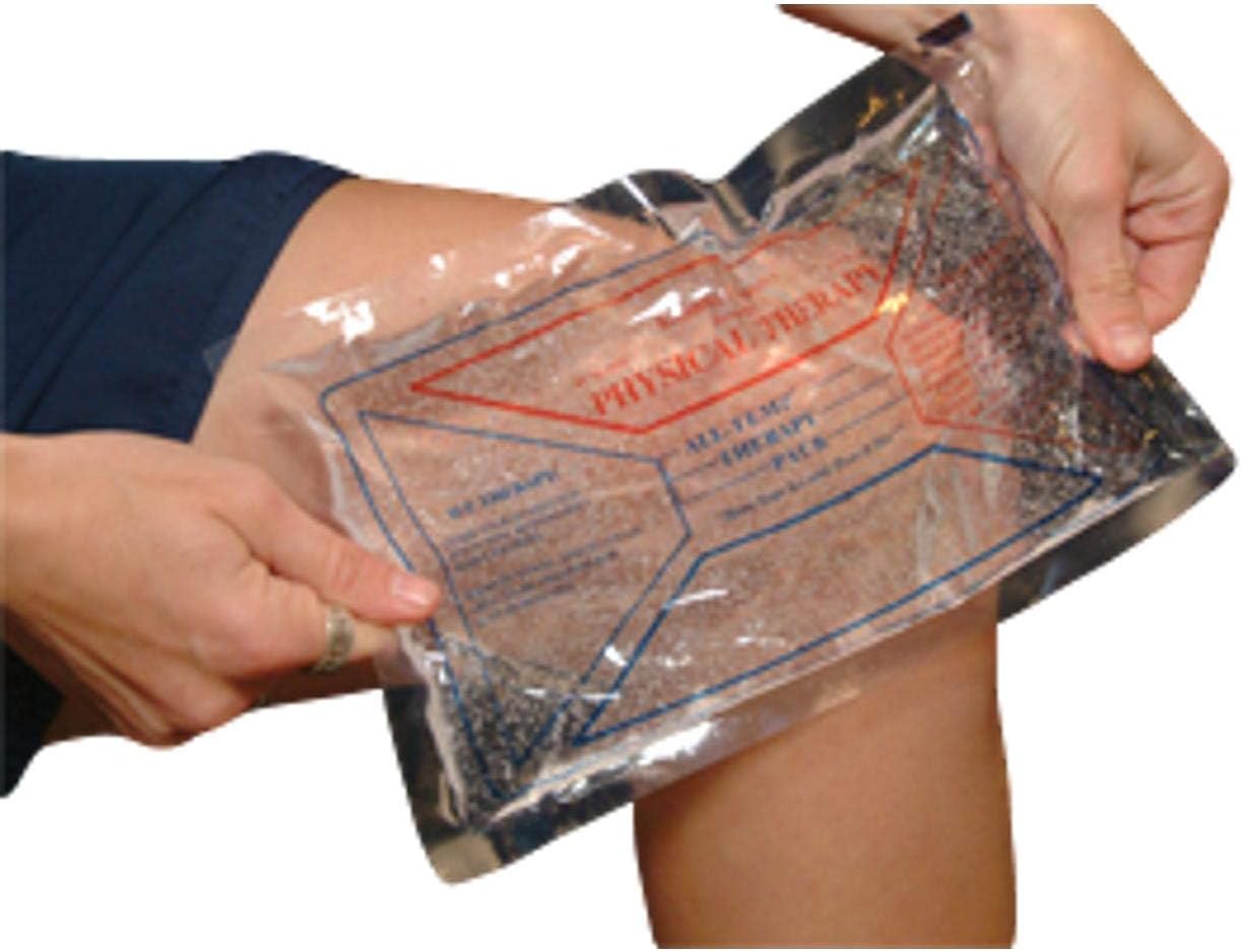ALL-TEMP Flexible Hot and Cold Comfort Therapy Pack, 10" x 15" - Chiropractic Gel Ice Pack, Prepare in Freezer or Boling Water