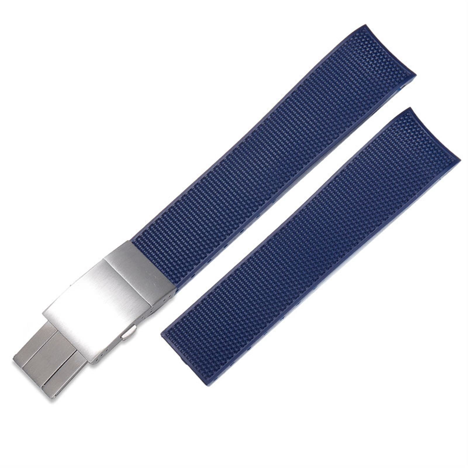 Rubber Silicone Watch Strap for Longines master Conquest HydroConquest L3 Watchband 21mm Waterproof Watchband