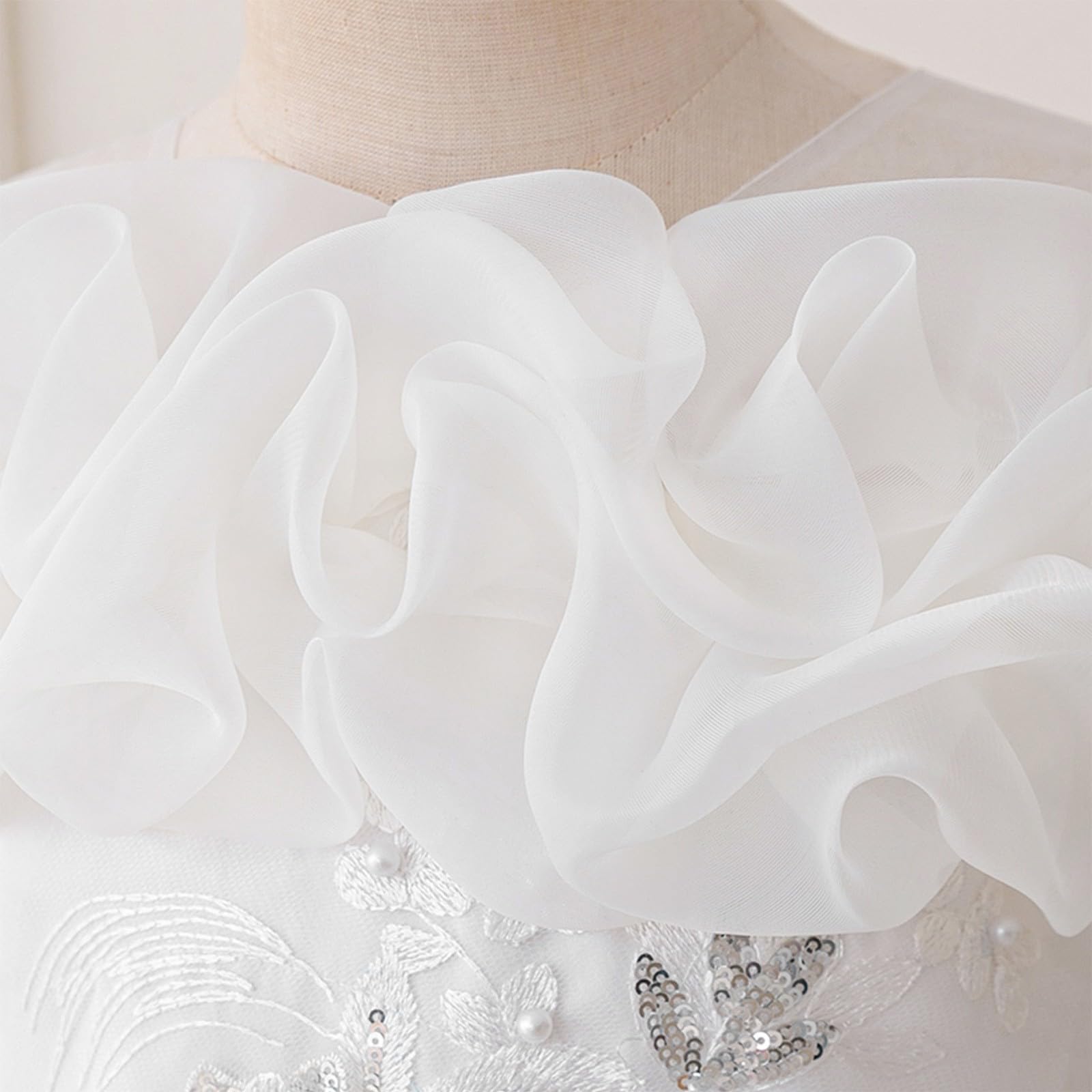 Vestido de fiesta para niñas, vestido de princesa, cumpleaños, sin mangas, acampanado, asimétrico, vestido de boda, dama de honor, vestido formal de graduación