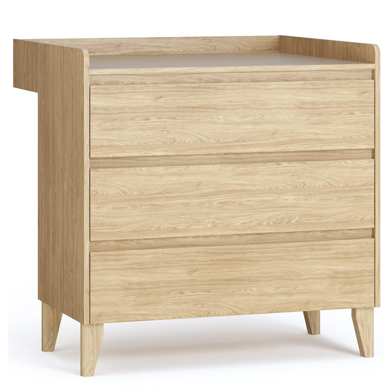 QMM Babyzimmer Kinderzimmer Maya komplett Set B Kleiderschrank Kommode Wickelaufsatz Bett