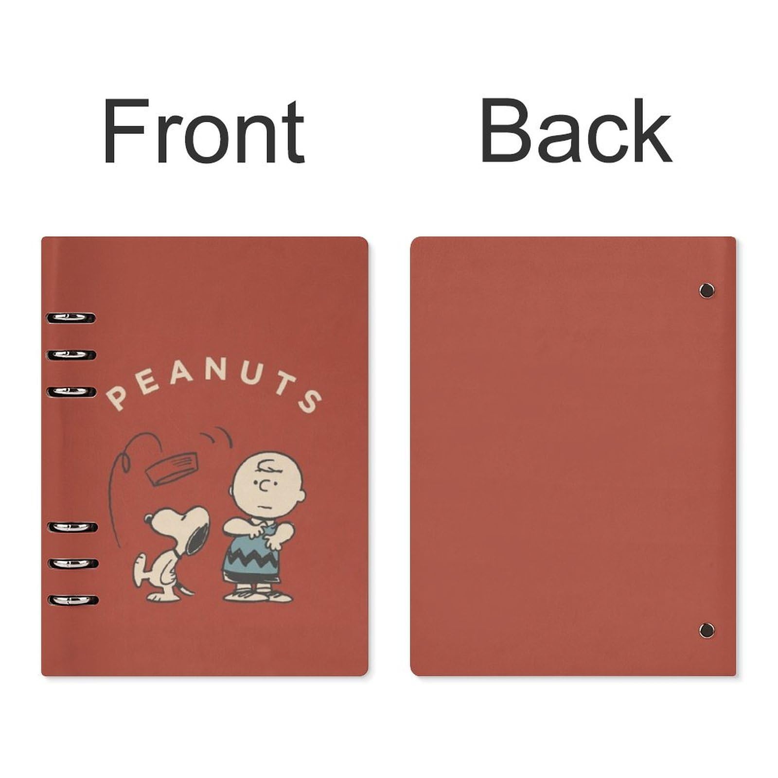 Amazon | レトロ スヌーピー システム手帳 PU ノートメモ帳