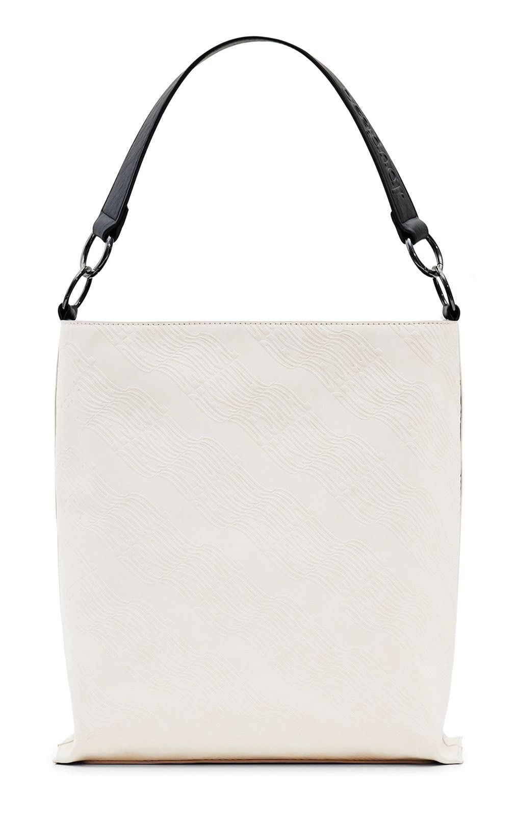Large logo bucket bag - WHITE - U