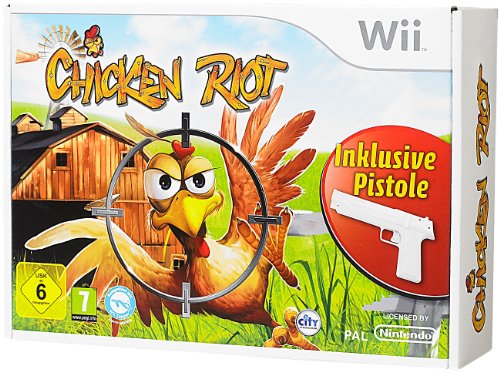 Chicken Riot - Die wilde Hühnerjagd inkl. Pistole - [Wii]