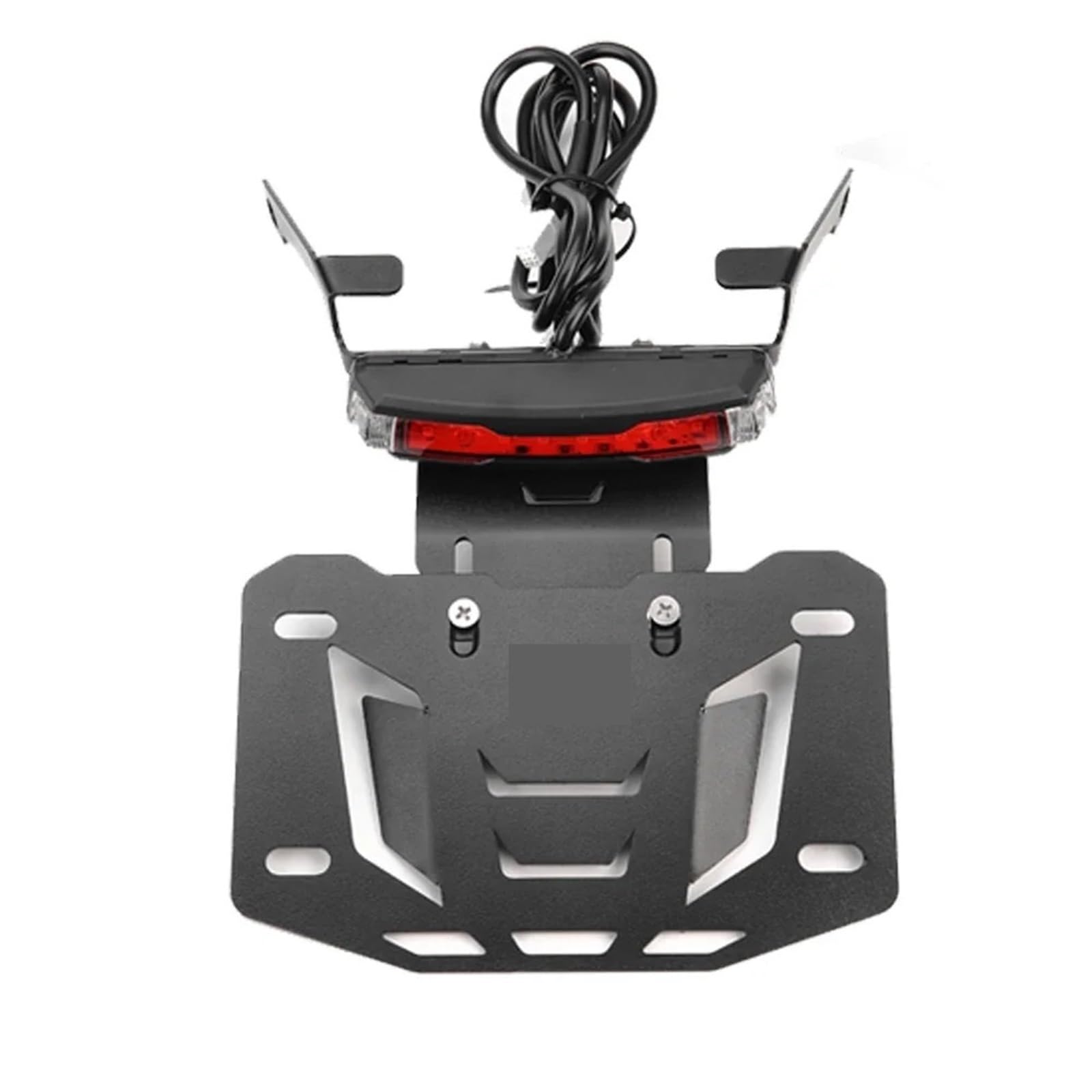 Tablica rejestracyjna motocykla Uchwyt tablicy rejestracyjnej motocykla z lampką sygnalizacyjną LED, pasuje do Sportster S 1250 2021-2025