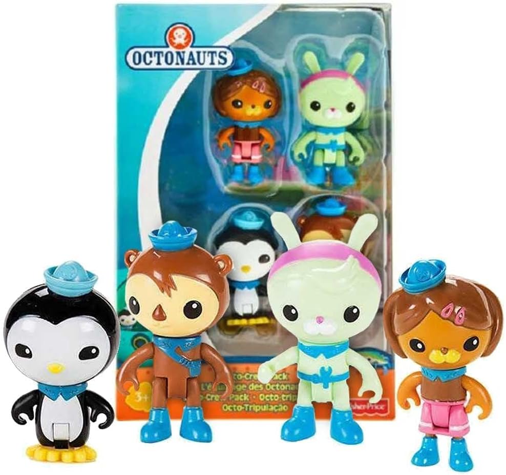 Fisher-Price Octonauts Octo-Crew Pack 4 Piece Toy Action Figure