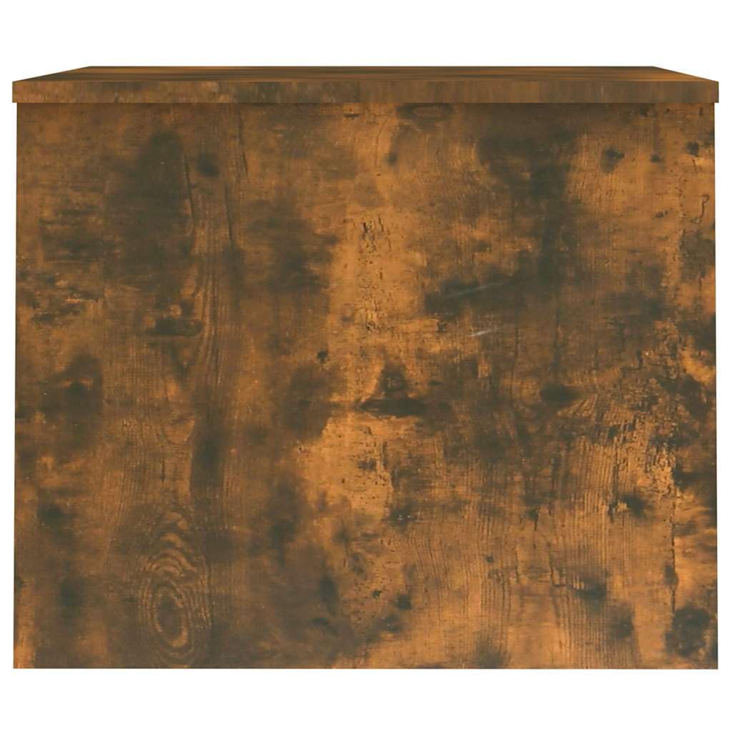 vidaXL Mesa de Centro Mesita Auxiliar Consola Lateral Salón Sofá Sala de Estar Café Muebles Mobiliario Contrachapado Roble Ahumado 80x50,5x41,5 cm