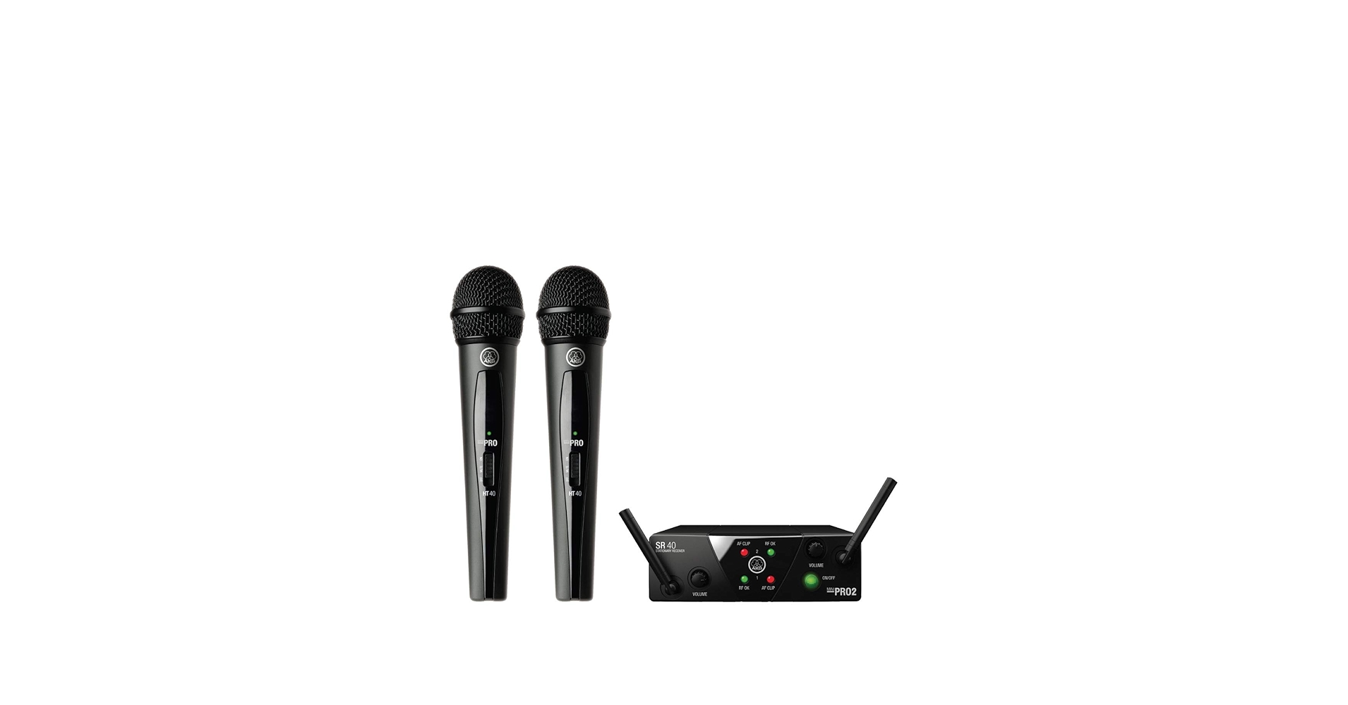 配信機器・PA機器・レコーディング機器 AKG WMS40 PRO MINI2 VOCAL SET DUAL AKG WMS40 PRO MINI2 VOCAL SET DUAL ワイヤレスマイク 2本