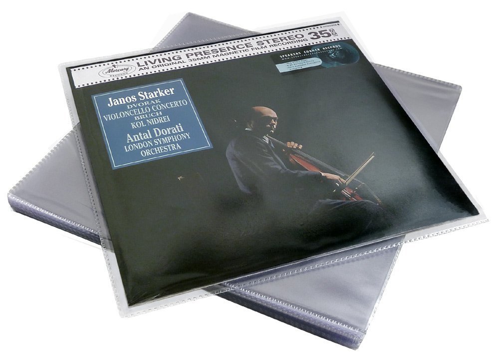 50 Fundas Exteriores PVC Deluxe para Discos de Vinilo LP/Ref.2989