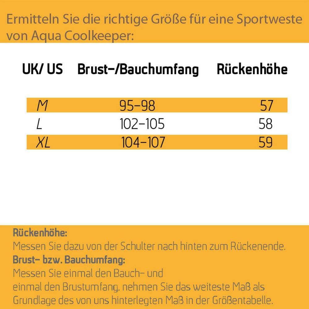 Signalweste/Kühlweste Hydroquartz - Sport - Neongelb mit Reflektoren