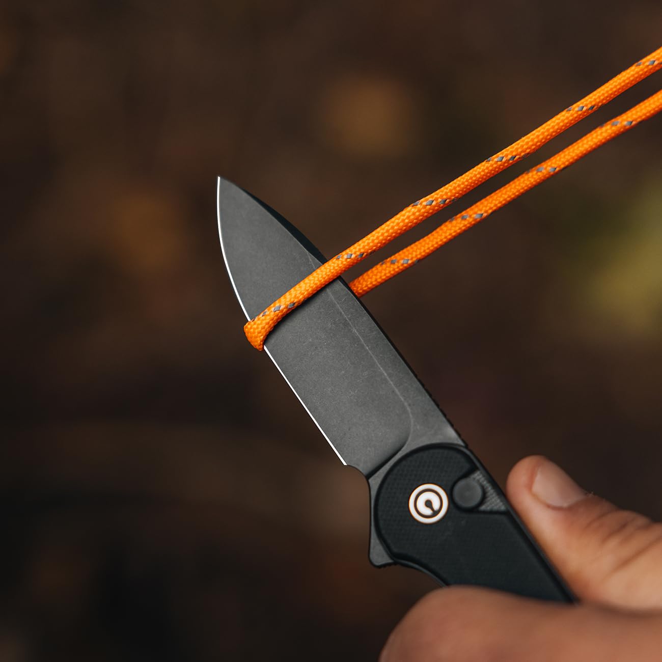 CIVIVI Elementum II Folding Pocket Knife with 7.51CM Nitro-V Blade & Black G-10 Handle, Outdoor Knife with Clip