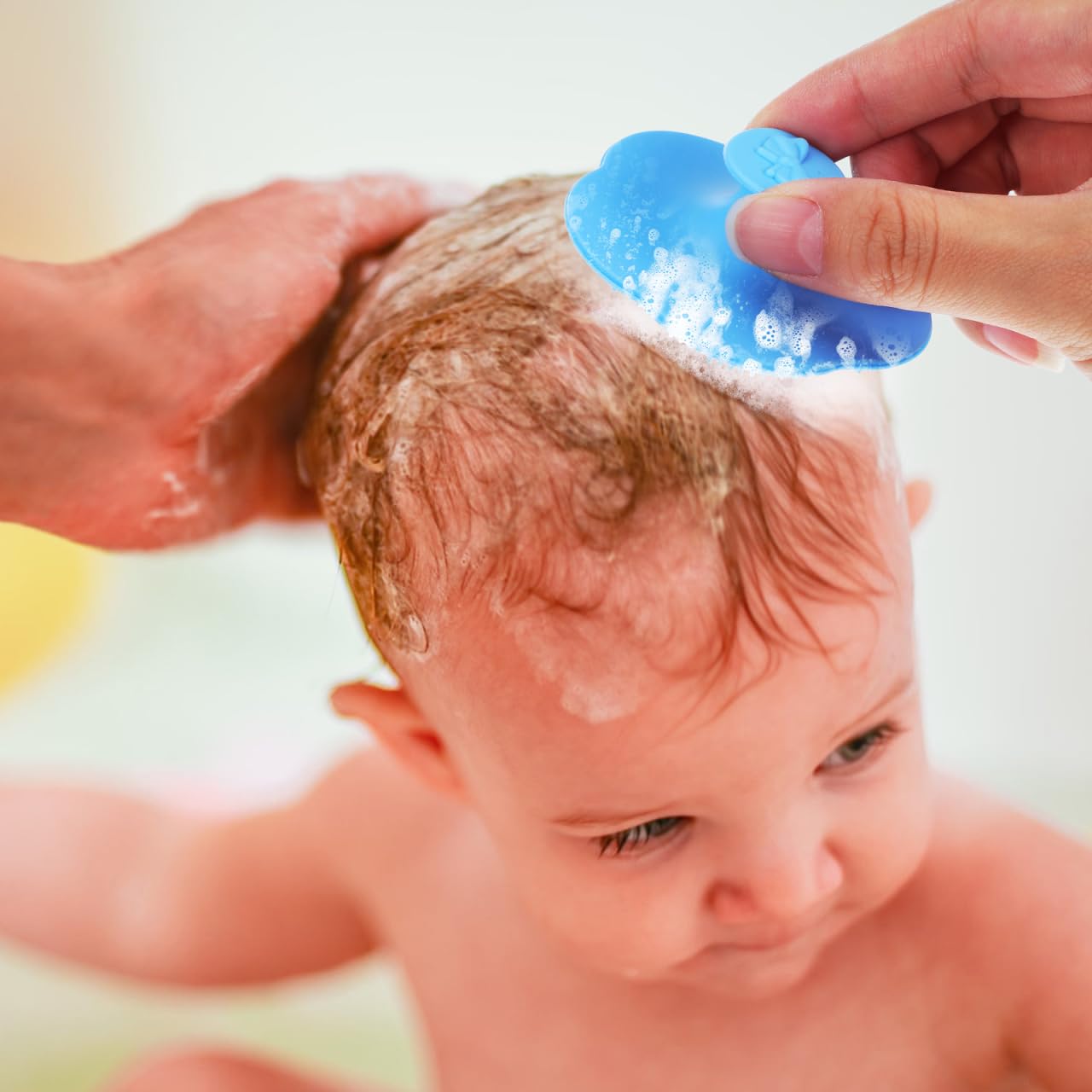 VICASKY Spazzola per il latte per la rimozione della crosta per il bambino, pettine per la rimozione della crosta di latte, pettine per la rimozione del neonato, spazzola per il bambino, spazzola per