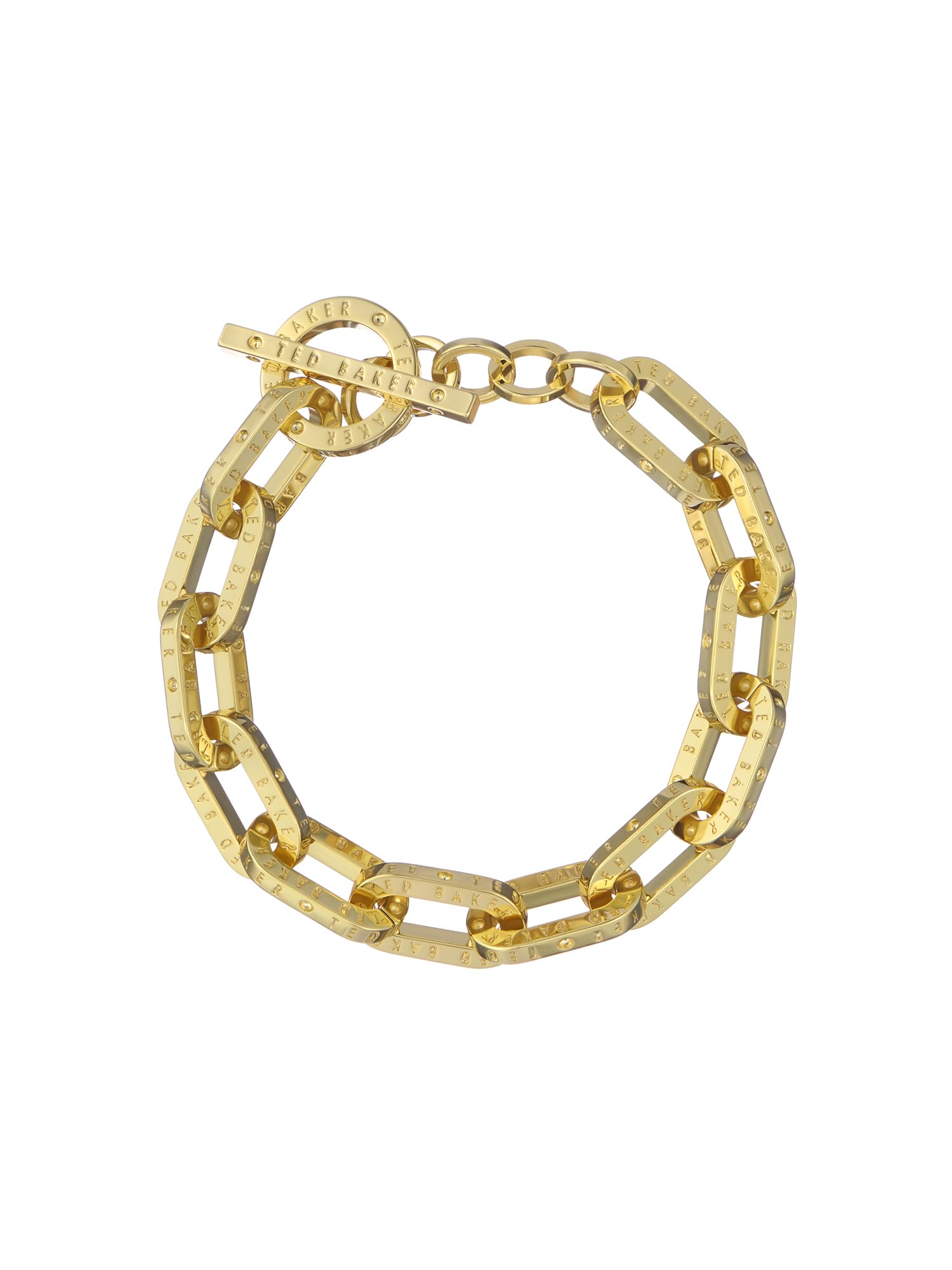 Ted BakerLondon Loan Logo Link Bracelet For Women (Gold)