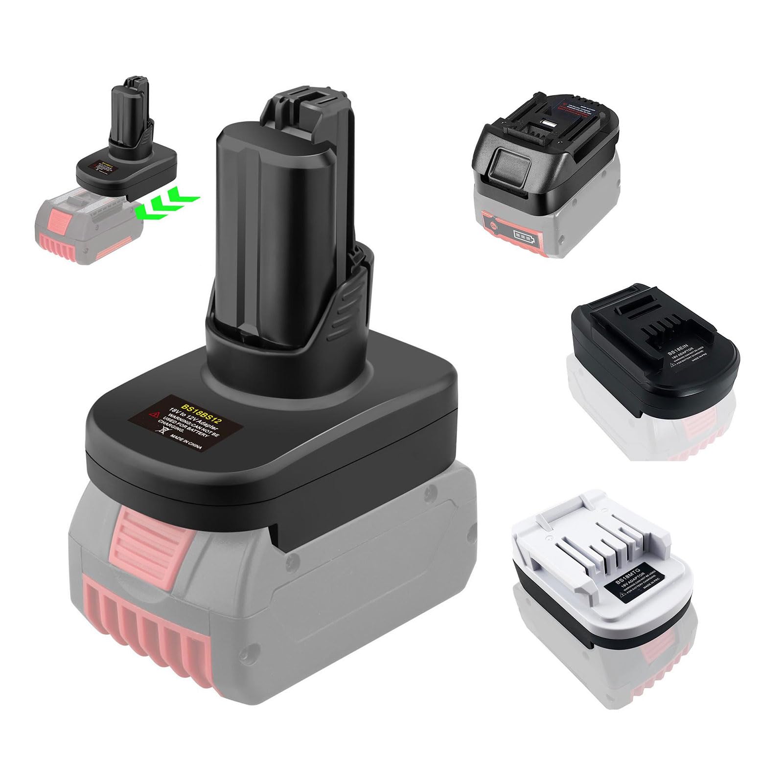 Adapter akumulatora 18 V na 12 V do elektronarzędzia przekształca baterie w urządzenia 12 V