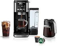 Vista 1 de Ninja Cafetera de goteo DualBrew Pro Café caliente y helado Compatible con cápsulas K-Cup 3 estilos de preparación (Clásico, Rico y Helado)