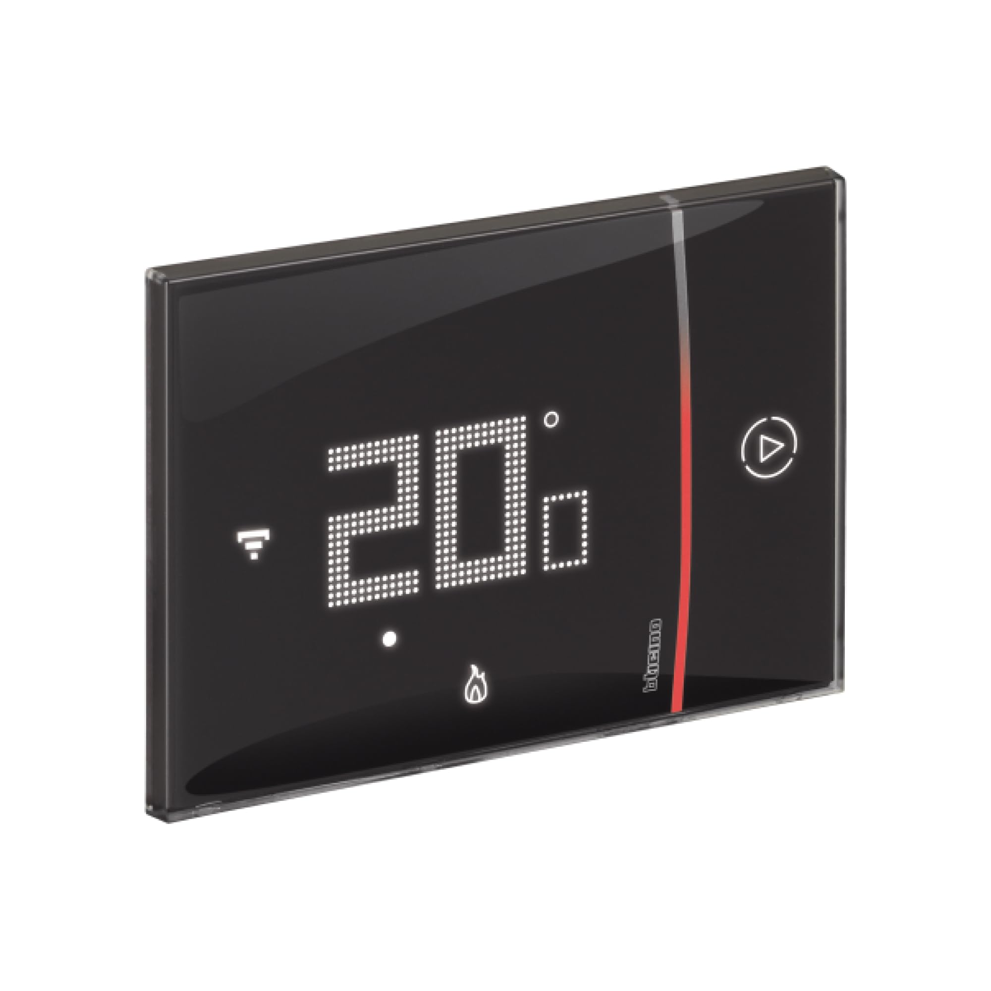 Bticino Termostato WiFi intelligente Smarther2 with Netatmo XG8002, Incasso, Nero - versione professionale