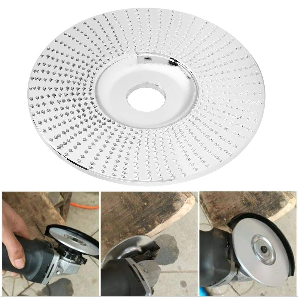 Natudeco Grinder Shaping Wheel High Speed Steel Shaping Disc Wood Grinding Shaping Wheel Polishing Shaping Tool for Standard Electric Angle Grinder