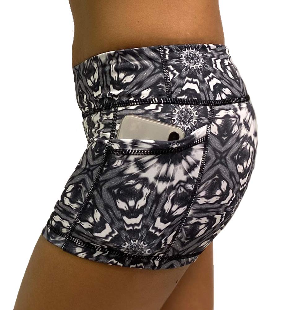 Epic MMA Gear 3" Stretchy Active Fitness Yoga Running Exercise Workout Shorts Side Pockets