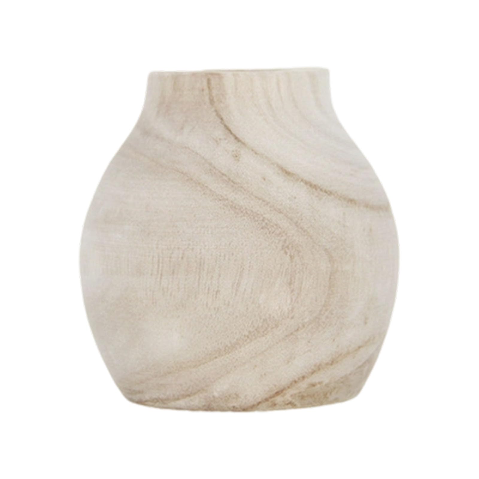 Vase en bois japonais vintage pour salon de thé et décoration d'entrée