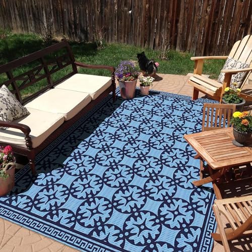 I LITTON 365 x 270 CM Outdoor Rug for Patios Waterproof, Camping ...