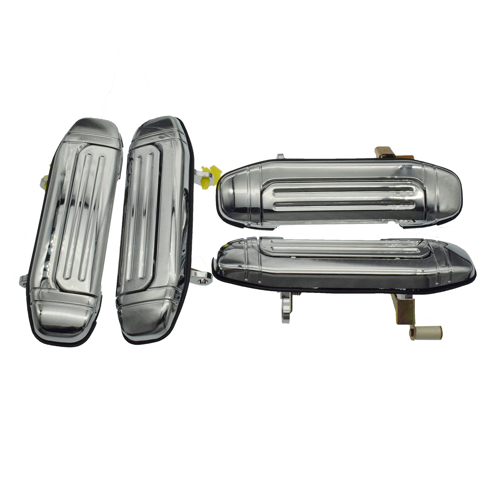 Amazon.com: 4Pcs Chrome Outside Outer Door Handle Front Rear Left 