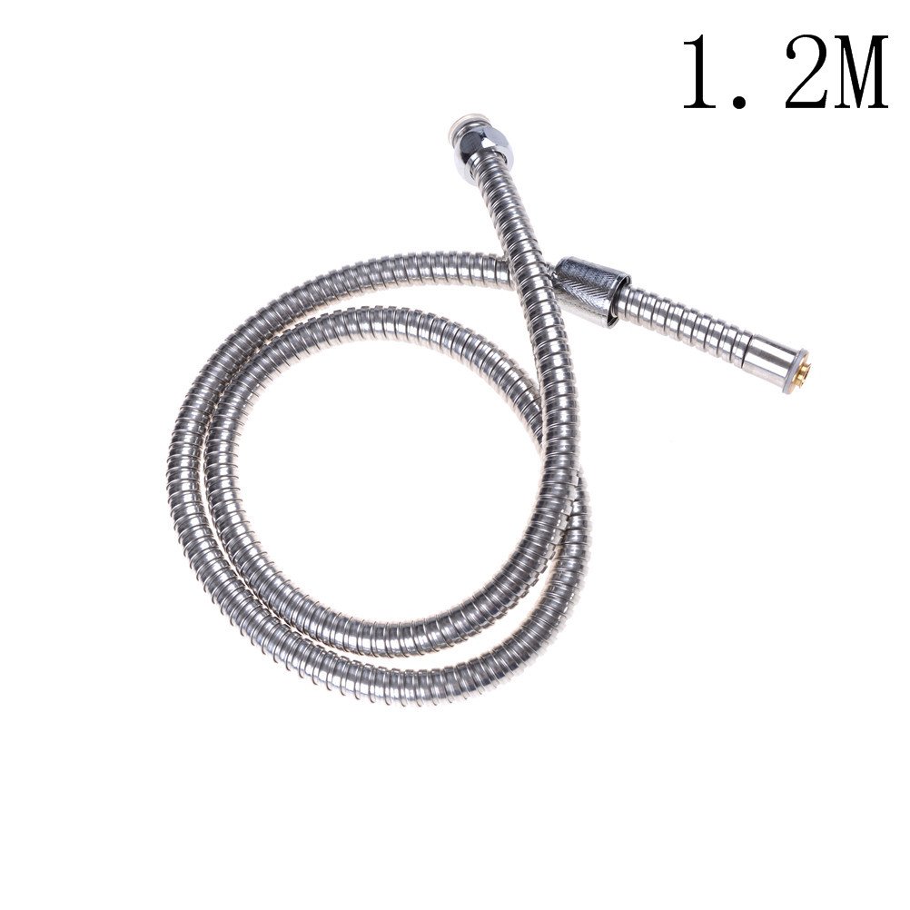 1 Metre Stainless Steel Flexible Shower Hose - Chrome Finish, Universal Fit For Bathroom & Shower