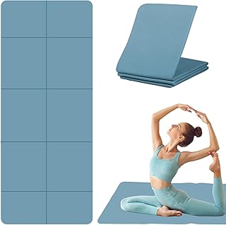 Yoga Mat – Yoga Mat – Folding Mat – Gymnastics Mat – Yoga Mat TPE 183 x 61 cm, 5 mm Non-Slip for Pilates and Travel