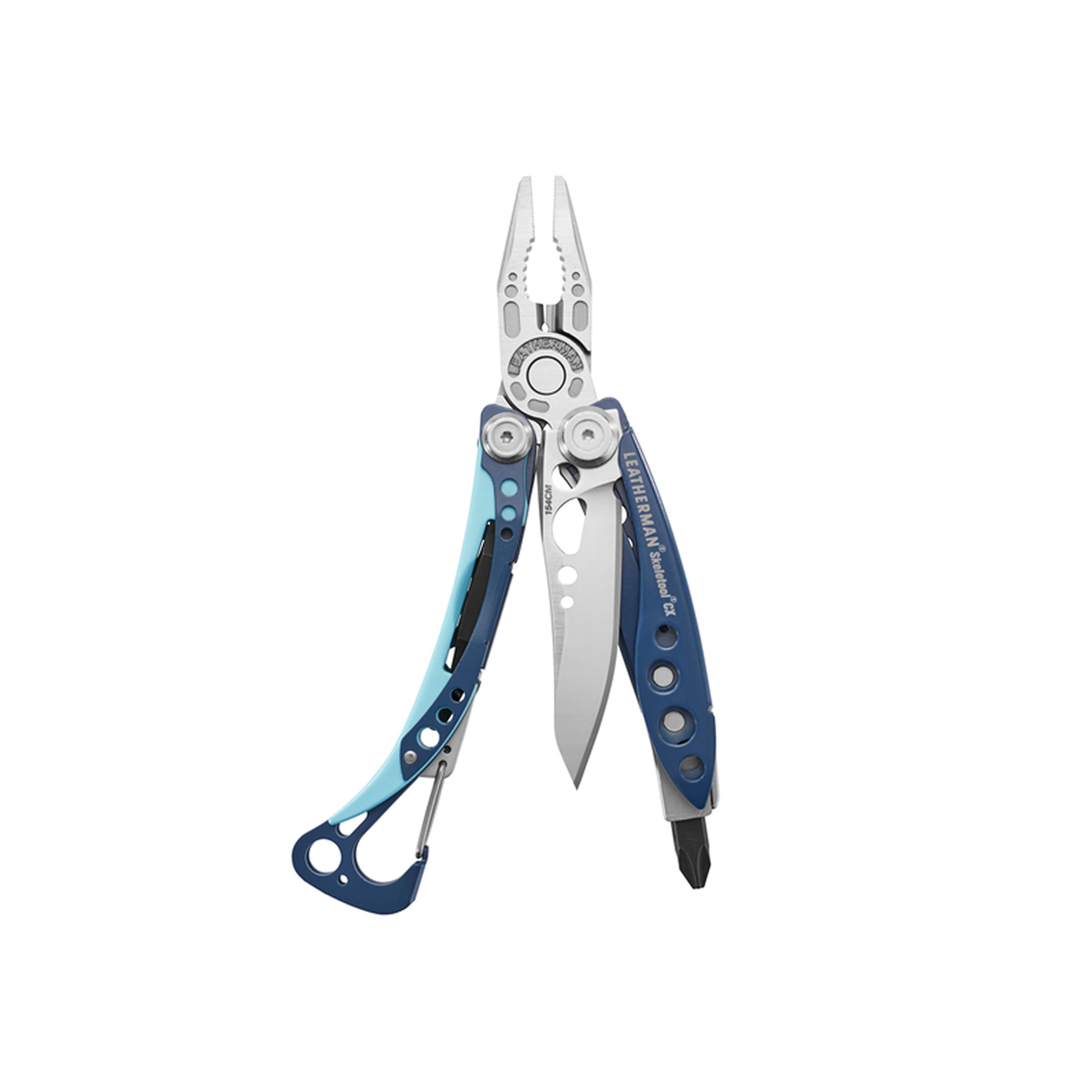LEATHERMAN, Skeletool CX, 7-in-1 Lightweight, Minimalist Multi-Tool for Everyday Carry (EDC), Home, Garden & Outdoors, Nightshade Blue