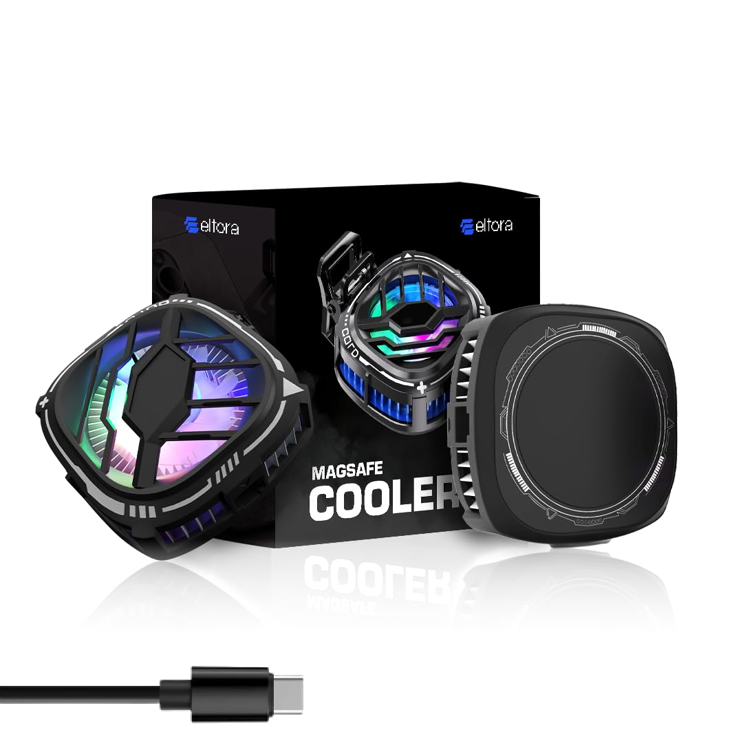 Magnetic Mobile Cooler | Mobile Cooler For Gaming | Instant Cooling With Advanced Cooling Chip Compatible With Iphones & Android Devices