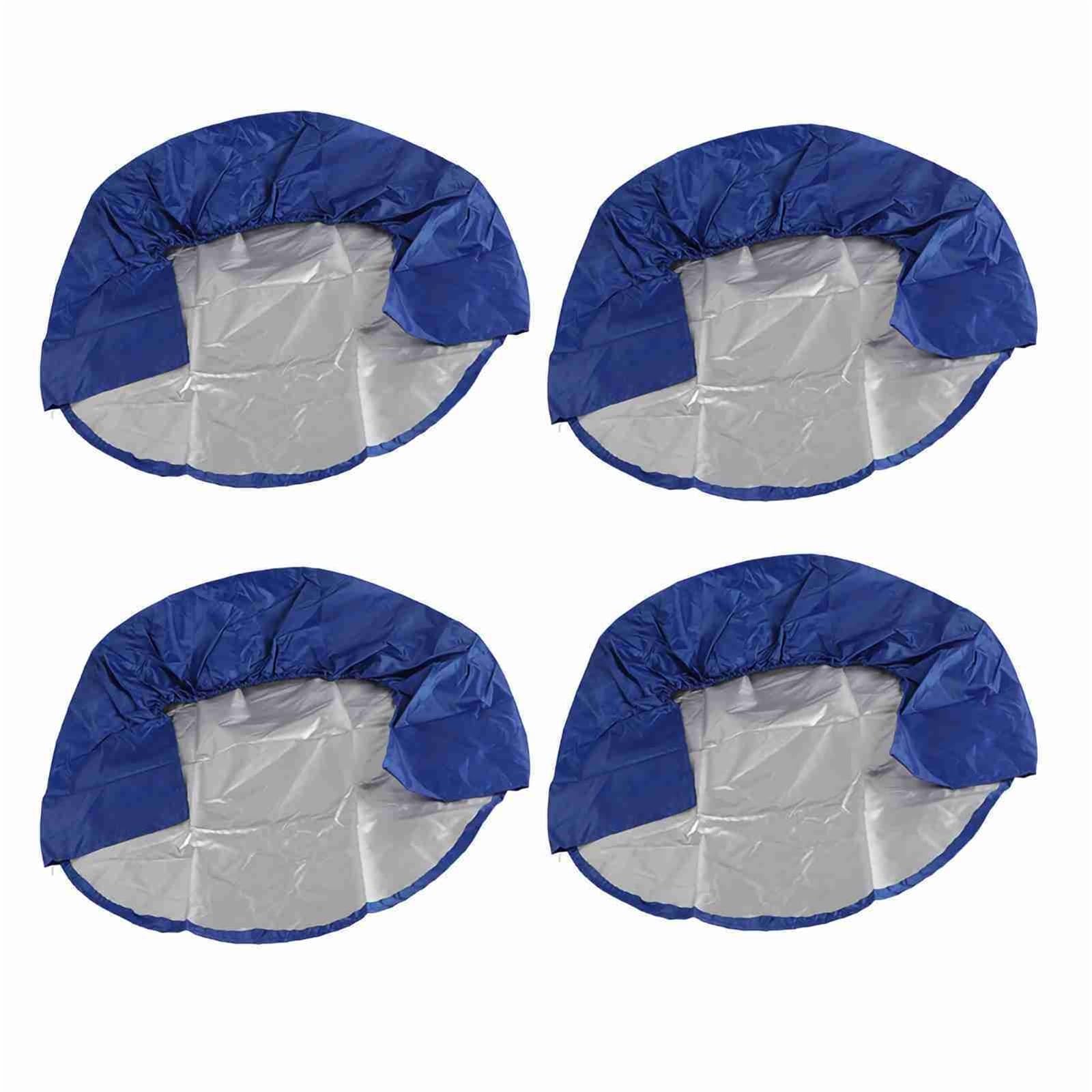 Borsa Pneumatici 4 Pezzi 32 Pollici copriruota copriruota copriruota protettivi for Camper Camion Auto Camper rimorchio Blu