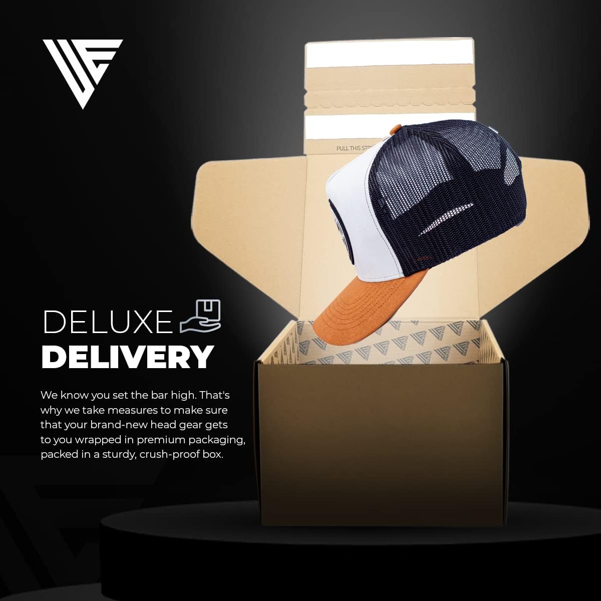 Urban Effort Mesh Back Cap - for Men and Women Baseball Hat 5-Panel Trucker Hat - Great Snapback Closure for Hunting & Hiking