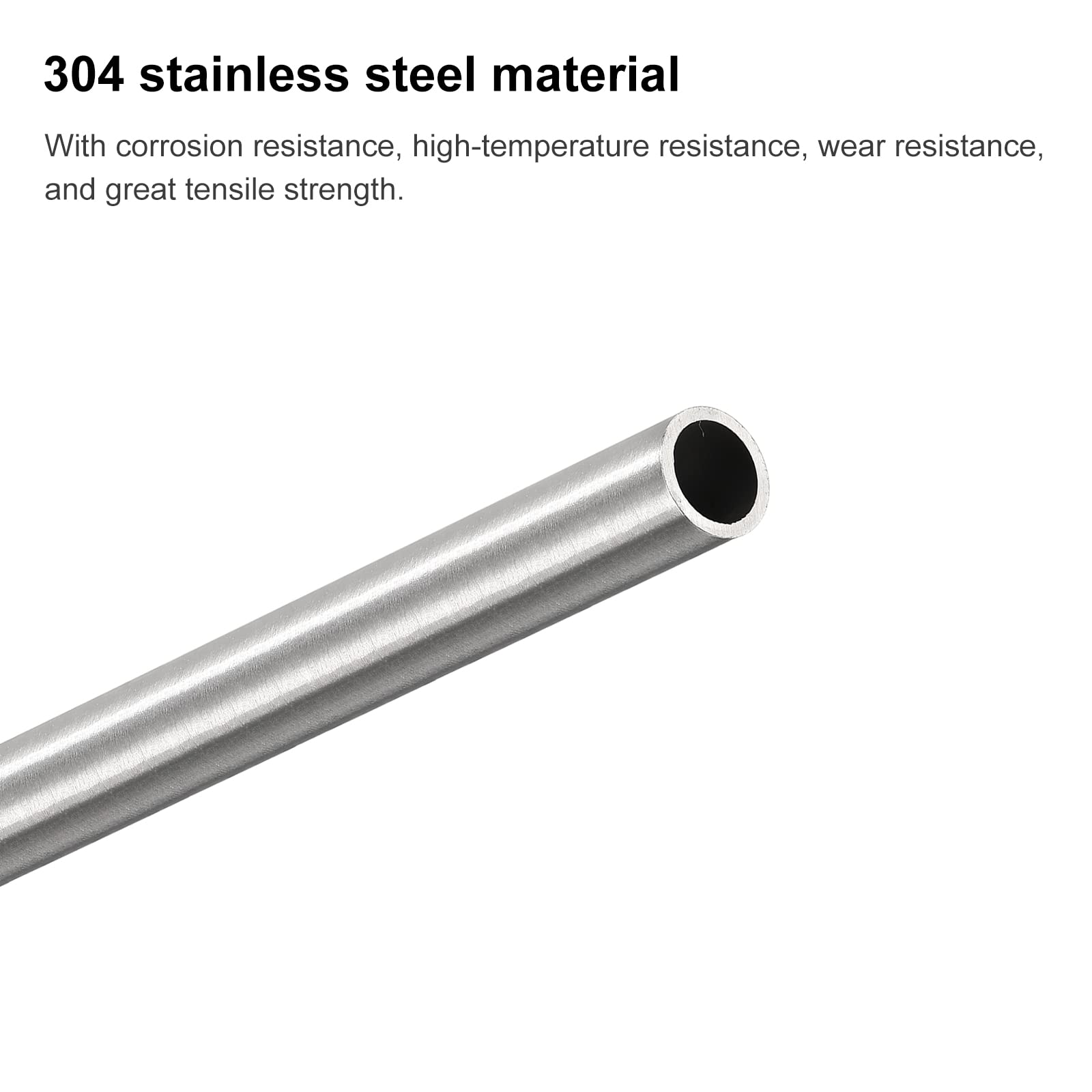 2 Tubi Capillari In Acciaio Inox 304 OD 6.5mm X 0.2mm X 250mm - Per Applicazioni Industriali - Foto 2