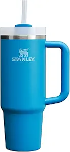 STANLEY Quencher H2.0 Tumbler with Handle and Straw 30 oz | Flowstate 3-Position Lid | Cup Holder Compatible for Travel | Insulated Stainless Steel Cup | BPA-Free | Ash