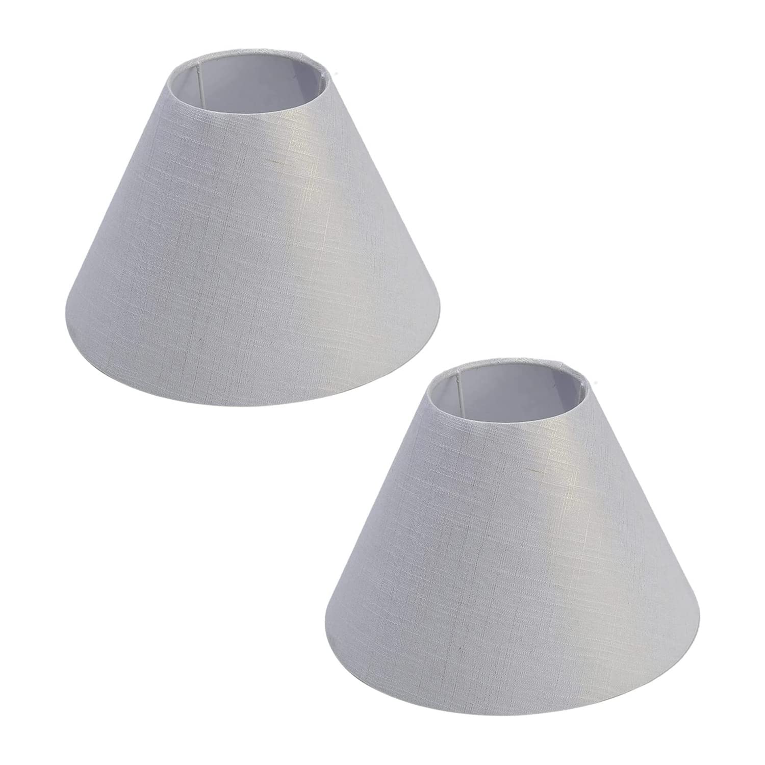 Othmro Set di 2 paralumi per paralumi da tavolo, in tessuto, per lampade da tavolo, per lampade da tavolo, per camera da letto, soggiorno