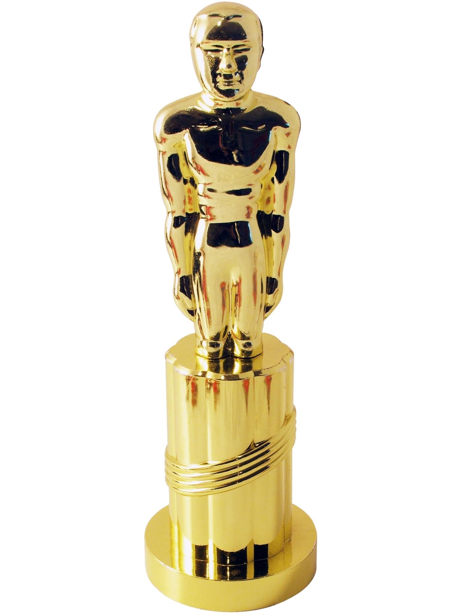 Smiffys Statue Plastic Prop (One Size) (Gold)
