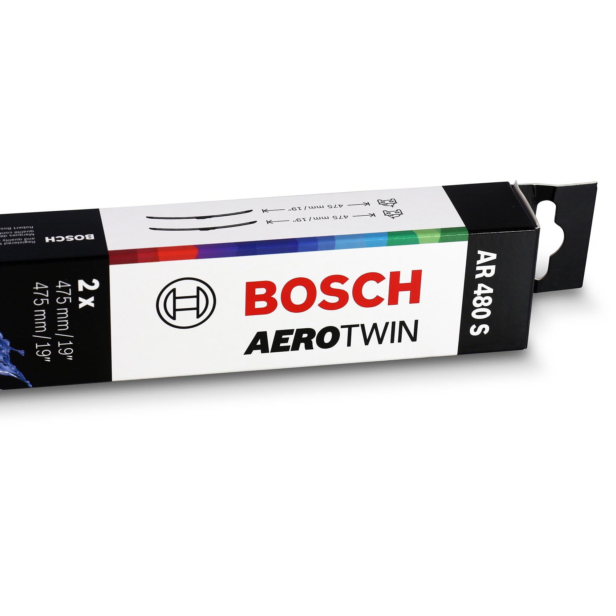 BOSCH Wischer vorne +hinten +Scheibenreiniger 31185693 vorne | Kompatibel mit: CHEVROLET LANOS Stufenheck, GM KOREA LANOS, OPEL CALIBRA A, VECTRA A, VECTRA A CC, VECTRA B CC