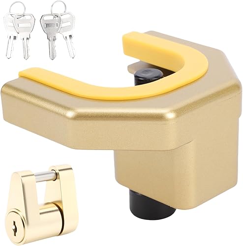 WODHMIEY Heavy Duty Trailer Hitch Lock Kit for 2 inch Couplers with Straight Lip