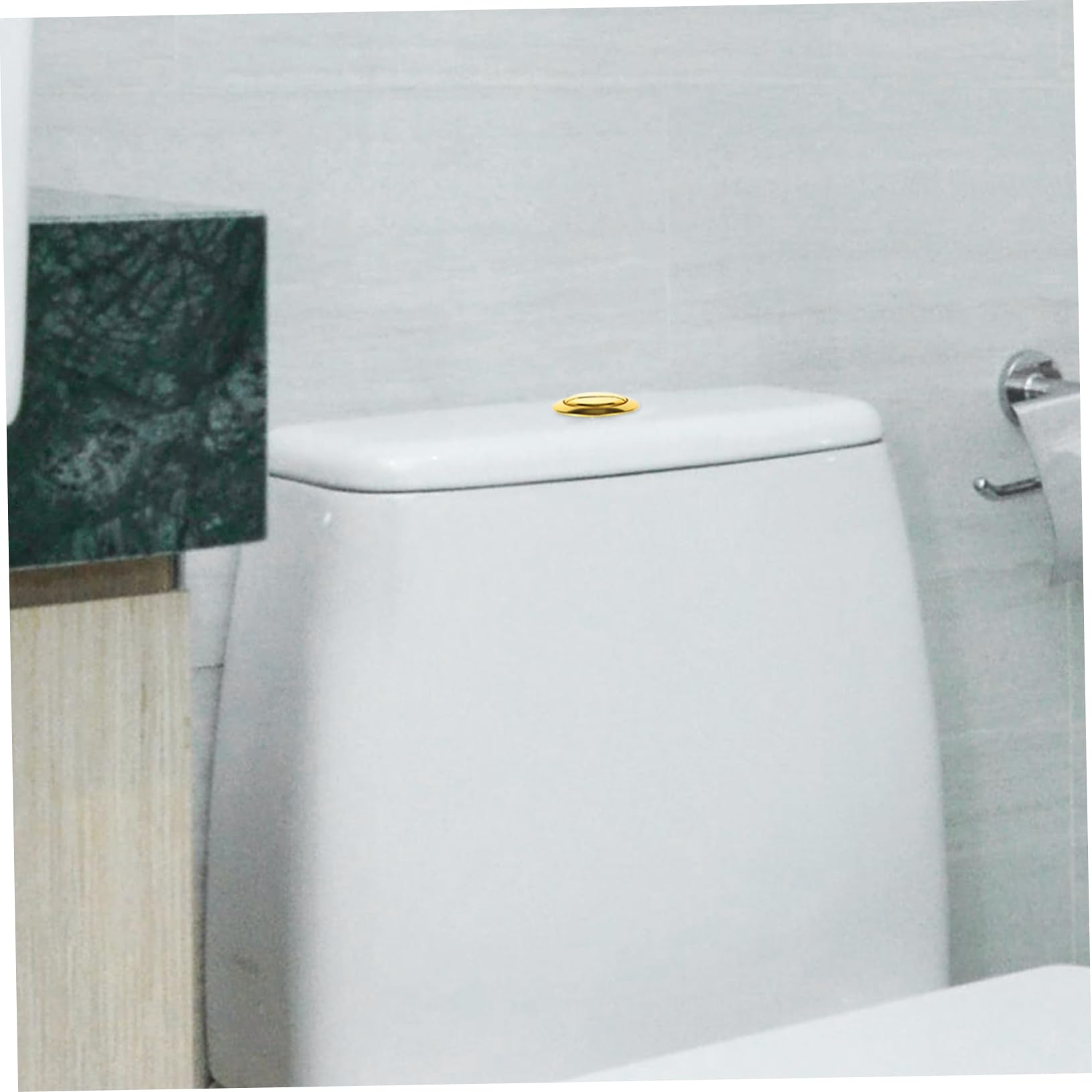 OSALADI Botón Doble Descarga para Tanque De Inodoro Pulsador Cisterna Redondo Repuesto para Baño Diseño Duradero y Fácil Instalación