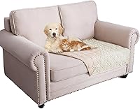 Vista 27 de Ameritex Funda impermeable para cama de perro, manta reversible para mascotas, para muebles, cama, sofá, sillón