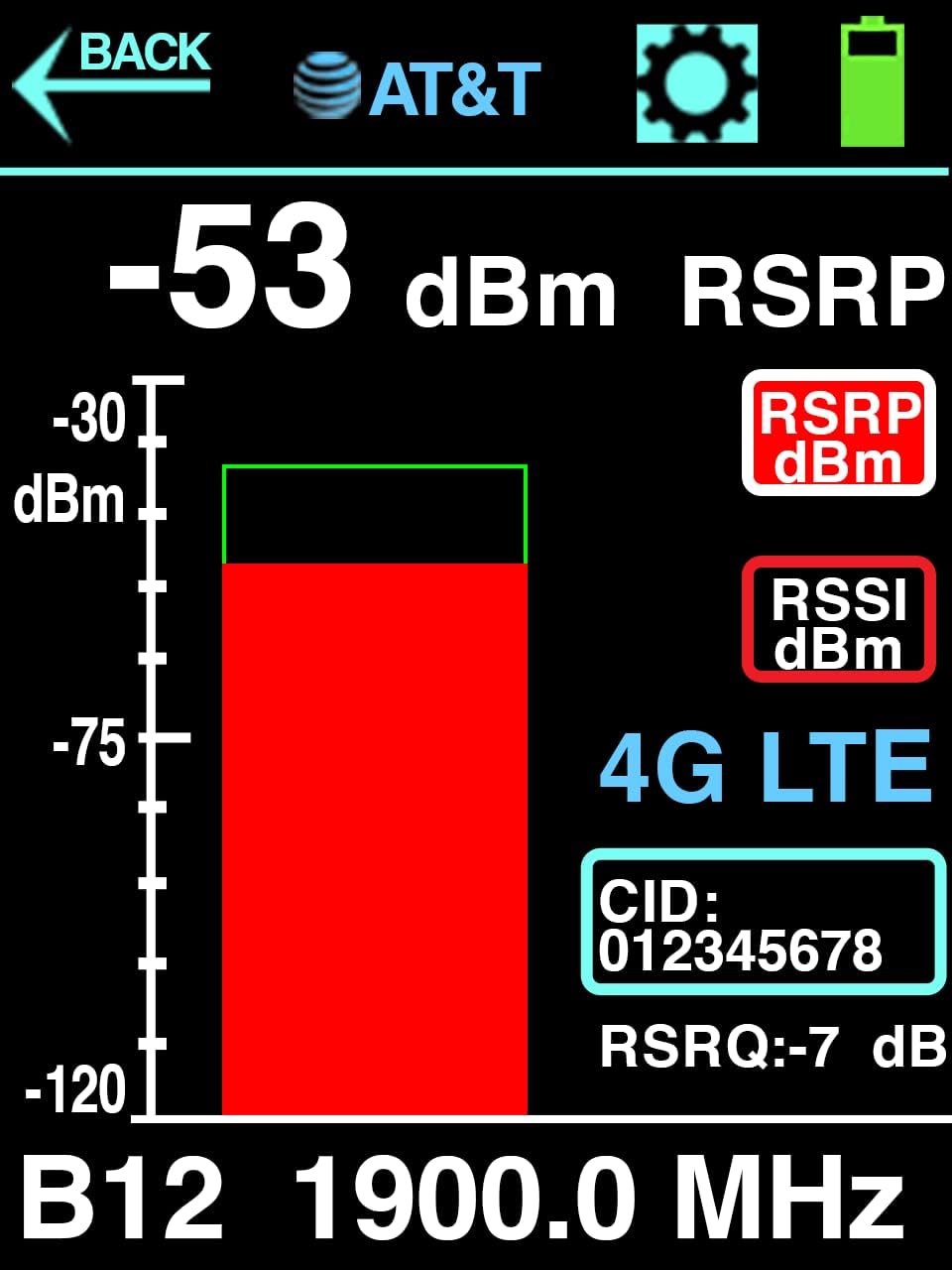 octopus 4g lte cellular signal meter installation tool for ev charging stations cell boosters and wireless iot devices