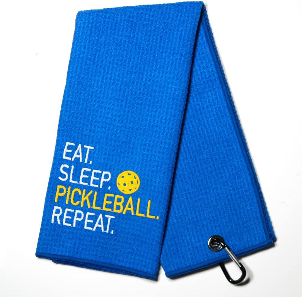 DYJYBMY Eat Sleep Pickleball Repeat Embroidered Pickleball