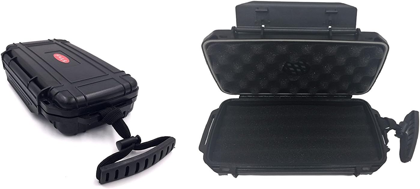 Fess F5 Black Travel Cigar Humidor Waterproof Holder Case