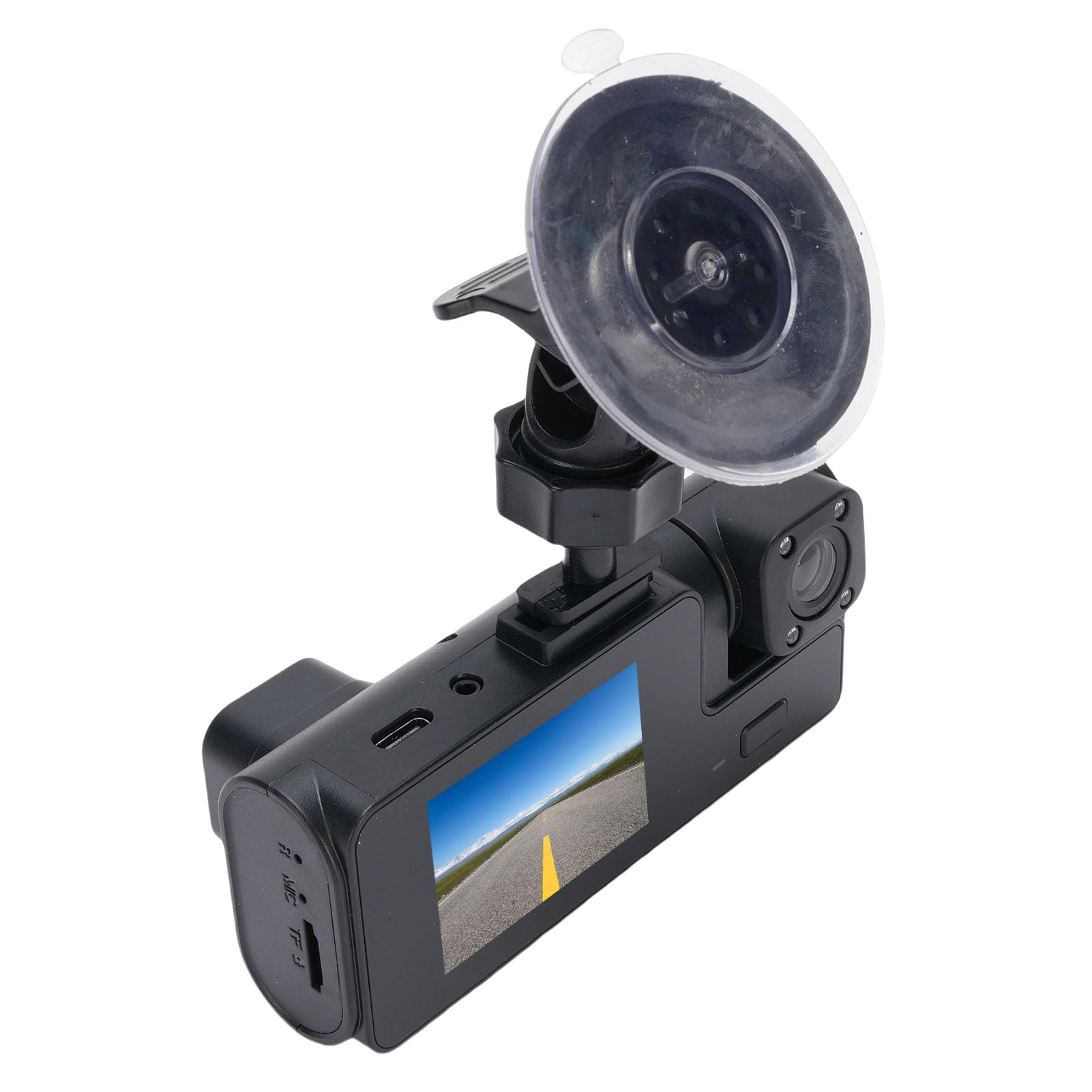 VBESTLIFE Kamera Deska Rozdzielcza, Podwójne Nagrywanie Soczewek 1080p z Przodu i 720p Wewnątrz Obiektywu z Wi -Fi, Rejestrator Samochodu z kartą Pamięci 32 GB