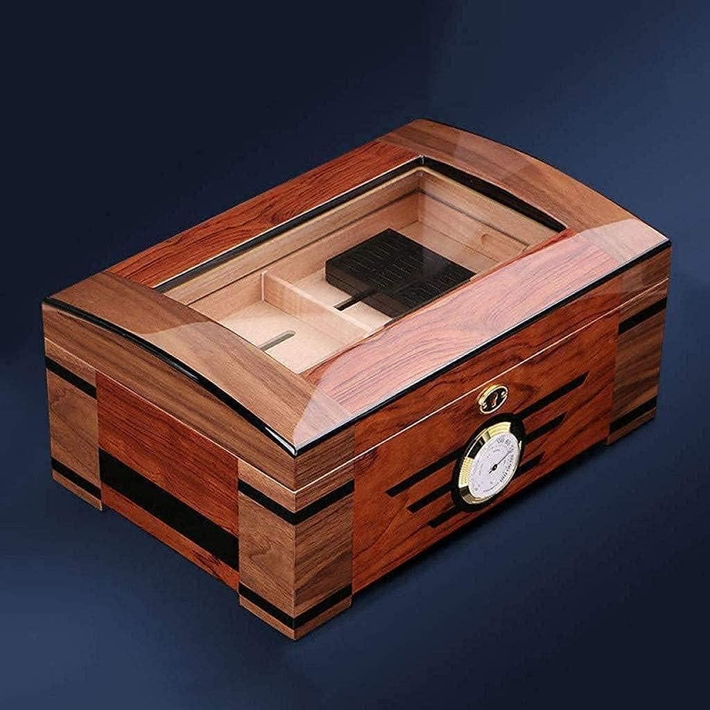 シガーボックス ヒュミドール ウインドウトップ 加湿器付き 葉巻ケース