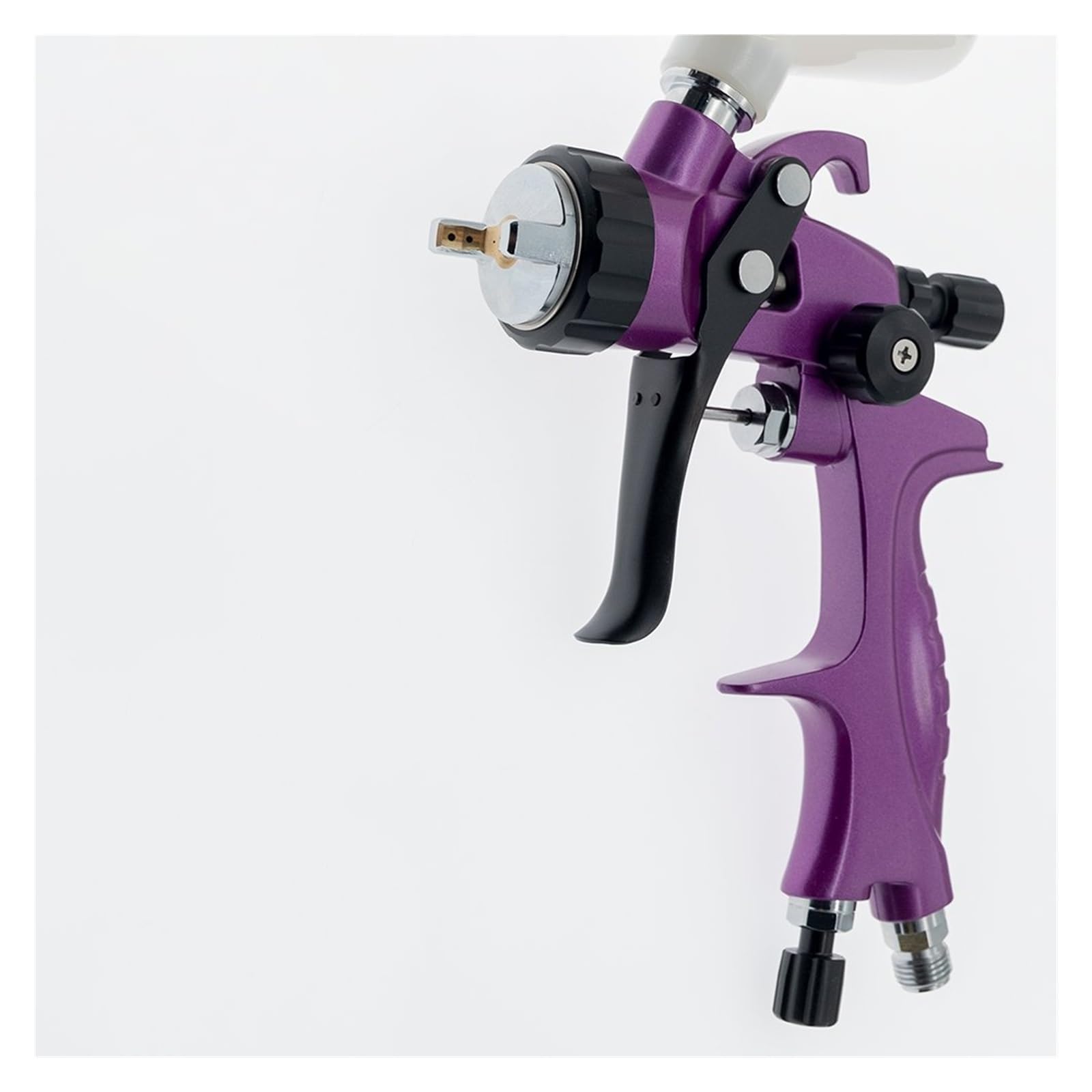 Pistolet de peinture HVLP avec buse 1.3mm et godet à gravité pour voiture