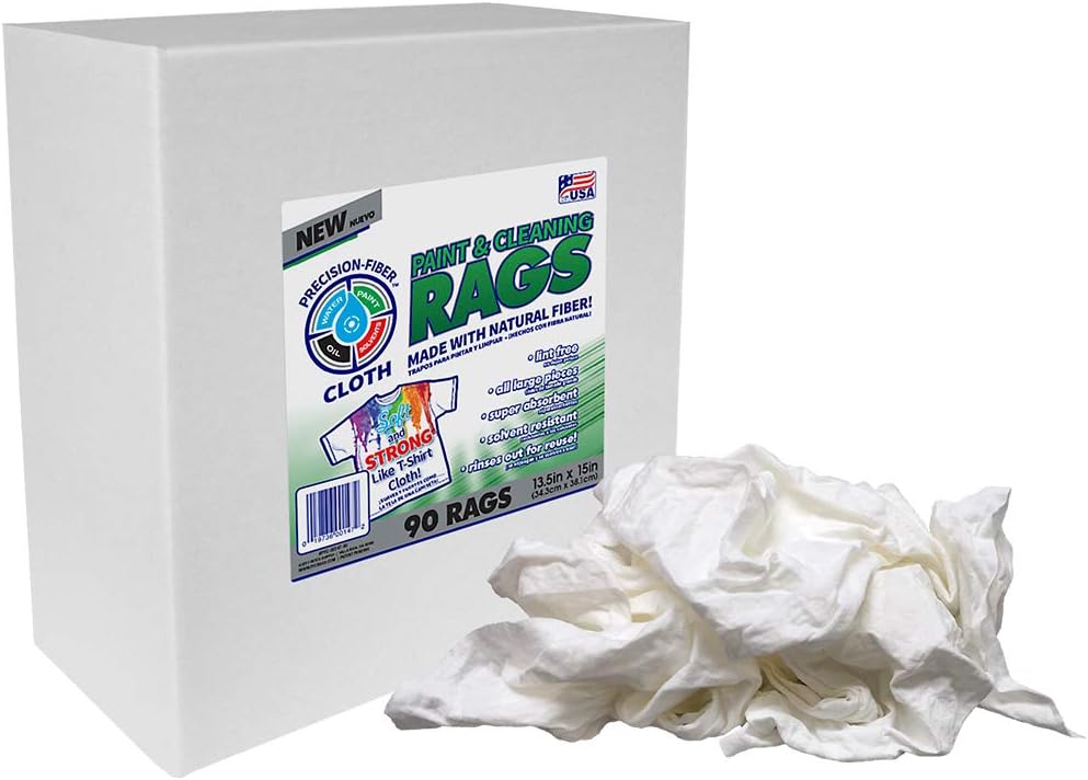 Amazon.com: Precision-Fiber Cloth Paint & Cleaning Rags : Industrial ...